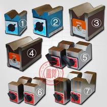Magnetic V-shaped block triangle table Magnetic V-shaped table for marking V-shaped iron 7K wire cutting magnet V-shaped block 12K