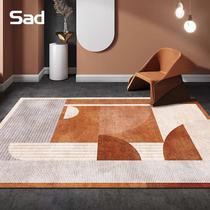 Nordic living room floor mat carpet coffee table blanket modern simple bedroom full bed bedside blanket ins Morandi color customization