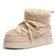 Wüter Boots Women Women Ankle Boots platform Waterproof warm Lace