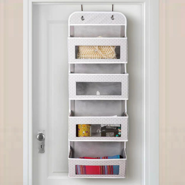 Back door storage hanging bag wall hanging storage bag fabric hanging bag dormitory artifact home P use wall hanging storage bag hanging