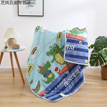 Kindergarten nap summer spring and autumn childrens blanket quilt thin baby quilt summer childrens air-conditioning quilt summer cool {