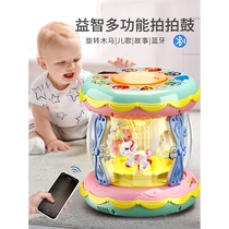 babycare baby hand drum children 6 months 12 baby toys 0 to 1 years old 3 early education educational music rotation