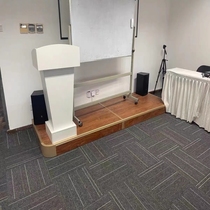 校园教室站台演讲台教学地台钢木结合培训机构讲台幼儿园小舞台