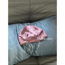 Silk Hair Cap 100% Mulberry Silk Postpartum Sleeping Hair Care Confinement Cap Silk Nightcap to Help Sleep and Prevent Unruly Hair Womens Baotou