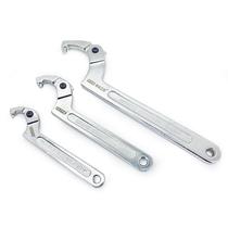 Crescent wrench chromium vanadium steel multifunctional adjustable hook motorcycle shock absorber wrench water meter round nut wrench