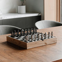 Umbra Partner Chess Fall Fashion Home Nordic High-end Solid Wood Creative Design Gift Begin