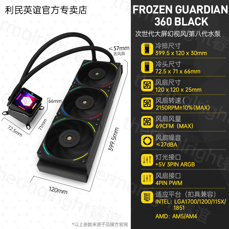 СЖО Thermalright MJOLNIR VISION 360 белая стандарт