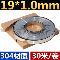 304 stainless steel cable tie reel with pole hoop sign board packing tape marine metal cable tie buckle electric box