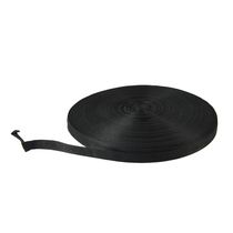 5M 10 20 25 30 38 50mm Wide Black Strap Nylon Webbing Knaps