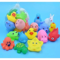 13pcs lot Baby Bath Toys Animal Rubber Duck Kids Bathroom Wa