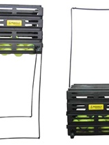 Wheeled plastic ball basket ball cart automatic ball frame tennis frame