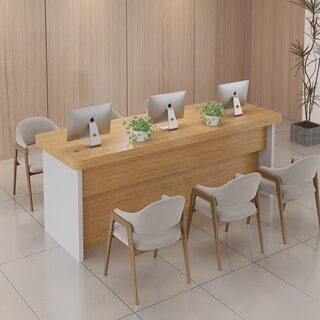 Customized real estate agency store deyou front desk table