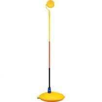 New rotating tennis training device for single player rebounding with rope tennis hitting swing training device fixed training device