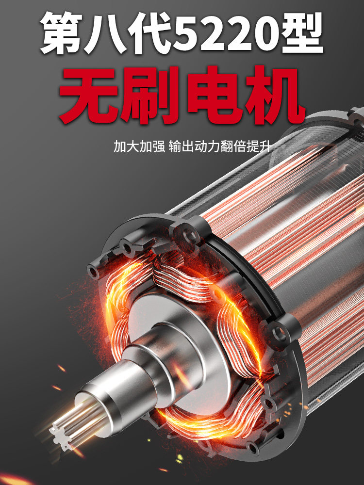 Chigo Electric Wrench, High Torque, Rechargeable, Impact-Specific, Auto Repair Lithium Battery Air Gun Tool, Electric Wrench