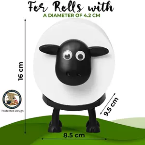 Держатель для туалетной бумаги в рулоне Sheep Oile, Heep Oile Roll Hol, интересный зажим для туалетной бумаги, креативный держатель для туалетной бумаги