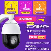 Tushi 2 million 1080P medium and high speed surveillance ball machine HD network cloud billiard type Hikvision protocol camera