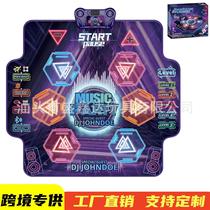 Cross-border Amazon Lighting Bluetooth Music Childrens Dancing Blanket Parent-Child Interactive Wireless Foot Piano Blanket Mat