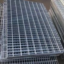 Hot-dip galvanized steel grating drain ditch cover platform step plate stainless steel staircase car wash room floor grating steel grating
