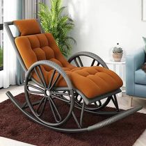 Household rocking chair leisure rocking chair creative lounge chair adult leisure chair balcony rattan chair internet celebrity chair