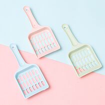 Cat litter shovel thickened cat litter shovel long handle cat poop shovel toilet long handle small cat litter shovel large hole tofu cat litter