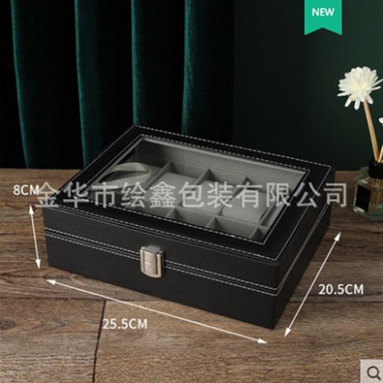 外贸热卖手d表盒 多位首饰收纳盒 经典饰品展示箱 厂家礼品盒子批