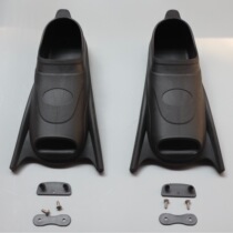 Free diving fins foot covers diving fins shoe covers accessories lightweight version black and white domestic rubber