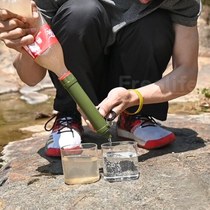 Outdoor drinking water purification outdoor water purifier portable life direct drinking straw filter emergency survival equipment