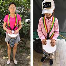 African drum strap childrens strap double shoulder drum strap adult double buckle strap adjustable length portable cross strap