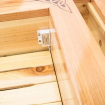 Xiangwei solid wood heater oven household oven rectangular foot warmer Huaihua electric fire barrel electric fire box oven