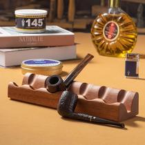 SAVINELLI 6-position pipe rack CORTINA solid wood accessories M1060 imported from Italy