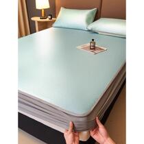 Category A Summer Ice Silk Mat Sheet Three-piece Set Summer Fitted Bed Cover Summer Mat Mattress Protective Cover