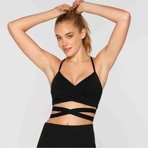 New autumn fitness yoga bra sports adjustable shoulder straps cross-beautiful back shock-proof wire-free underwear