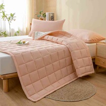 Class A solid color cotton mattress bedding household tatami pure cotton soft mattress yarn-dyed washed cotton anti-slip mat