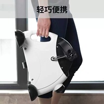 Mini exercise bike with handles for both hands and feet stepper leg trainer office under-desk bicycle for home use