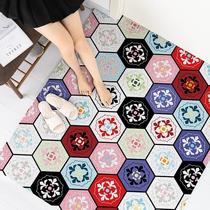 Nordic entrance door floor mat anti-slip wire loop carpet door mat can be cut entrance floor mat kitchen can be customized
