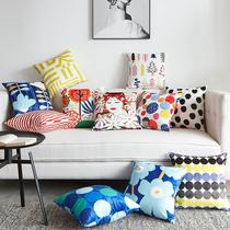Nordic ins trend velvet pillowcase without core sofa pillow bedside cushion waist pillow diy customization