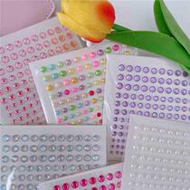 Hot Selling Small Laser Diamond Sticker Decoration Mobile Phone Case DIY Sticker Acrylic Gem Pearl 3456
