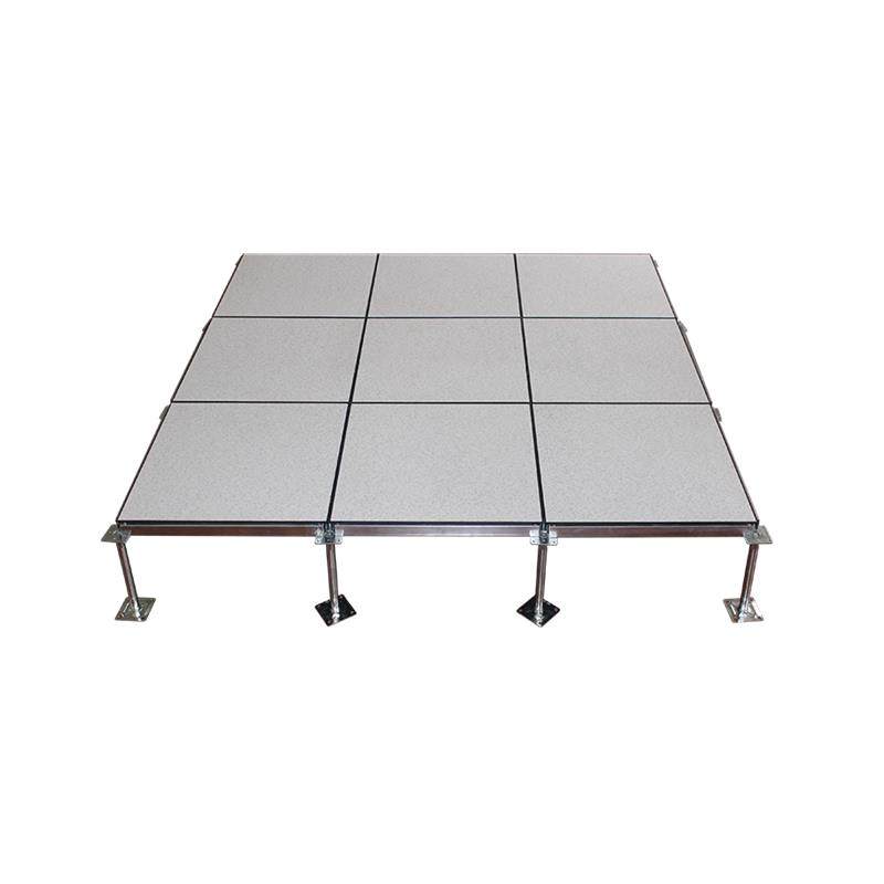 All-Steel Pvc Anti-Static Floor Computer Room 600*600 Monitoring Room Frame Empty Activity Anti-Static Floor Factory Direct Sales