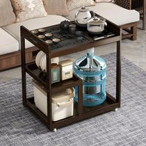 Mobile small tea home tea table kettle integrated solid wood tea cart tea cabinet kung fu tea table tea set set
