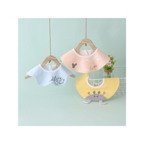 Baby saliva napkin summer thin infant and toddler cartoon printed petal bib bib newborn bib for mother and baby