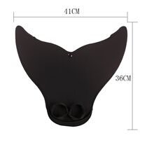 Factory direct sales mermaid fins for adults and children swimming training fins one-piece single-piece fins whale tail fins