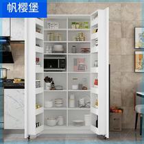 Modern simple sideboard integrated wall-mounted household high cabinet large capacity multi-functional storage cabinet Internet celebrity snack cabinet