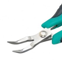 Taiwan Baogong PM-396I imported curved nose pliers stainless steel toothless 45 degree 4 inch mini jewelry pliers fishing pliers