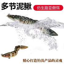 Luya bionic fake bait multi-section fish bait simulated loach long-distance casting in fresh water killing bass black fish mandarin fish special sea fishing