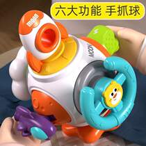 Month - childrens toy rattle 612 early education hexahedron baby 8 - busy puzzle catching ball - baby hand 7