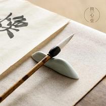 High-end seal script silver cone and hair brush seal script official script Cao Quanbei beginners regular script Chinese painting mountain horse cow ear hair