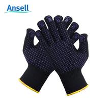 Ansell76-501PVC dot plastic protective gloves labor protection gloves 9 yards 12 pairs
