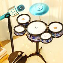 Liftable drum set childrens toy beginner drum instrument 2-year-old boy jazz drum home baby 3-