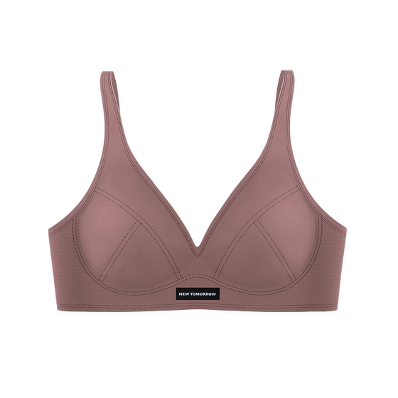 
New Tomorrow markless sports underwear for women with small breasts gathered and supported by non-empty cups, light and breathable and comfortable bra