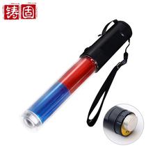 Traffic safety cast solid emergency 2 road flash light warning signal baton night stick with LED command safety
